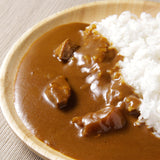 りんごのほっぺカレー お皿に盛られたりんごのほっぺカレー