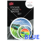 ブライス・モレンカンプ【デザインステッカー・マグネット・バッジ】3点セット