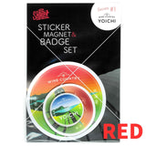 ブライス・モレンカンプ【デザインステッカー・マグネット・バッジ】3点セット