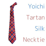 Yoichiタータン 【シルクネクタイ】