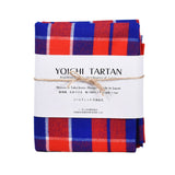 【送料込み】Yoichiタータン 播州織タータン生地【ラージチェック片面起毛加工】1m×1枚【ゆうパケット便】