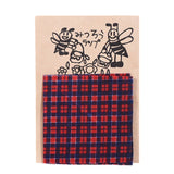 Yoichiタータン×余市養護学校 播州織【みつろうラップ】Mサイズ