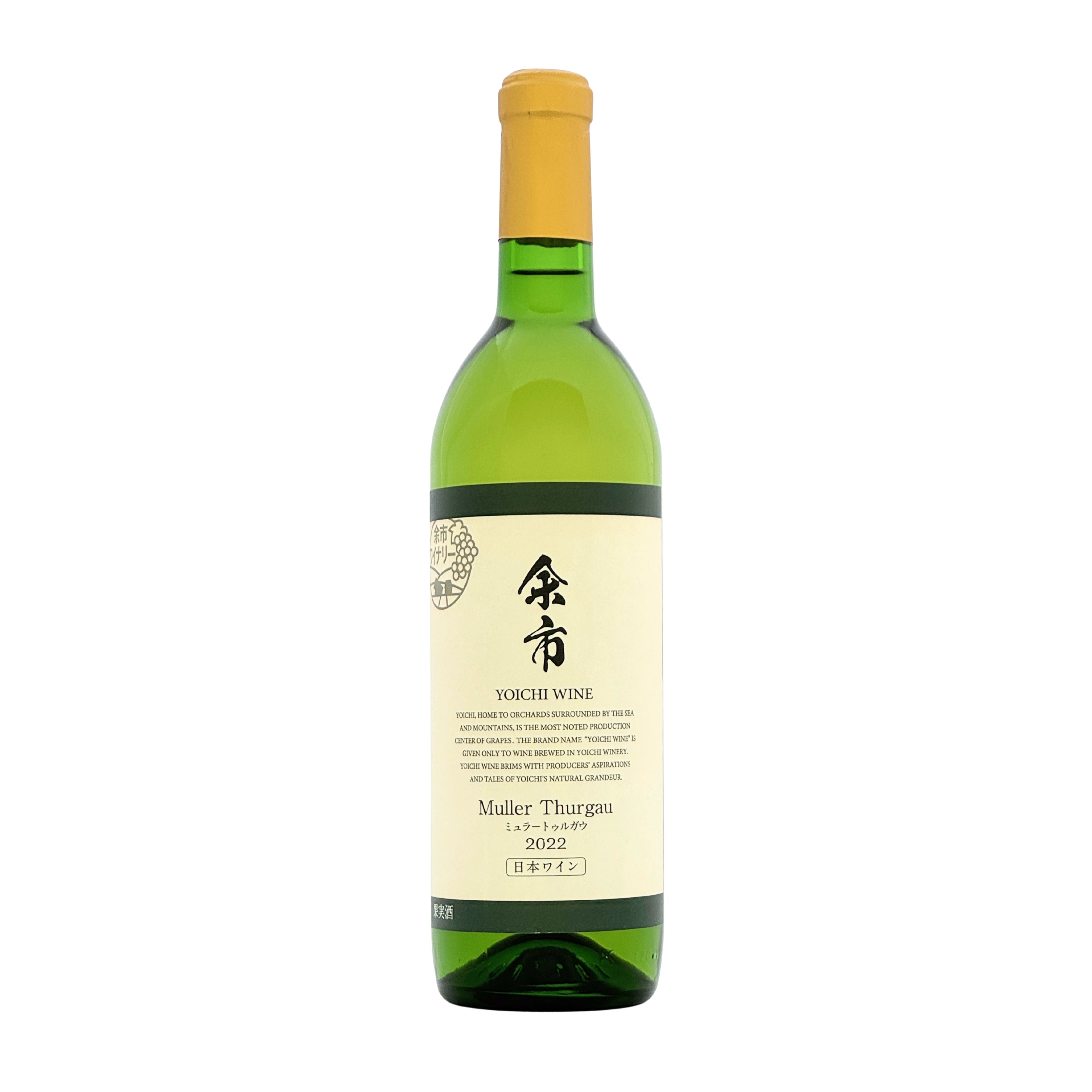余市ワイン【ミュラートゥルガウ 2022】720ml – 公式｜余市観光