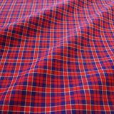 【送料込み】Yoichiタータン 播州織タータン生地【スモールチェック】1m×1枚【ゆうパケット便】