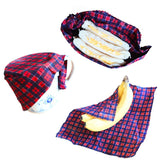 【送料込み】Yoichiタータン×余市養護学校 播州織「みつろうラップ」2枚セット【ゆうパケット便】