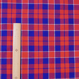 【送料込み】Yoichiタータン 播州織タータン生地【ミディアムチェック】1m×1枚【ゆうパケット便】