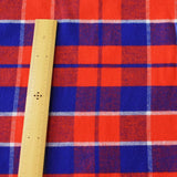 Yoichiタータン 播州織タータン生地【ラージチェック片面起毛加工】1m