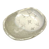 なな窯土裕陶房 フゴッペ洞窟 刻画デザイン【楕円皿】