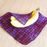 ■送料込み■Yoichiタータン×余市養護学校 播州織【みつろうラップ】×1枚