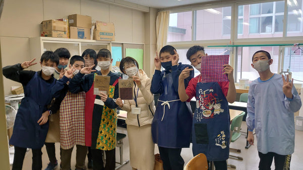 輝く笑顔から生まれる『Yoichiタータン みつろうラップ』　北海道余市養護学校