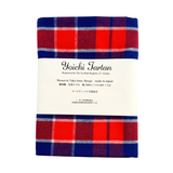 【送料込み】Yoichiタータン 播州織タータン生地【ラージチェック片面起毛加工】1m×１枚【ゆうパケット便】