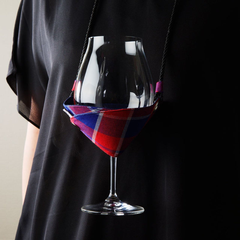 Yoichiタータン 播州織ワイングラスホルダーの使用感画像