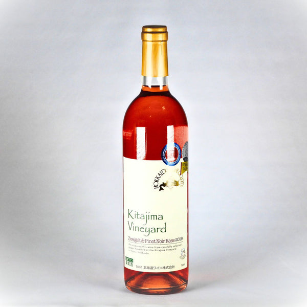 北海道ワイン Tazaki Vineyard ツヴァイゲルトレーベ ロゼ 2019 750mlの商品正面画像