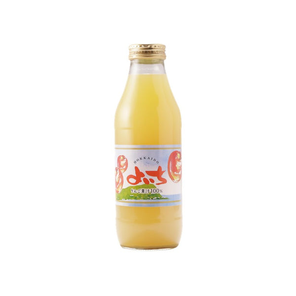 北王よいち　北海道余市産果汁100％ りんごジュース ブレンド 500ml ボトル正面